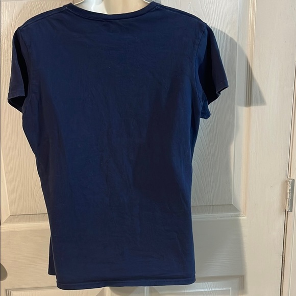 Team Apparel Texans Navy Blue Football Jersey Top - Picture 3 of 5